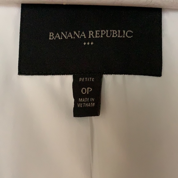 New with tags Banana Republic White linen blazer - Picture 2 of 11